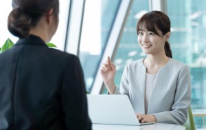 好印象な女性社員